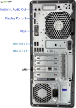 مینی کیس اچ پی مدل EliteDesk 800 G3 SFF استوک - Image 3